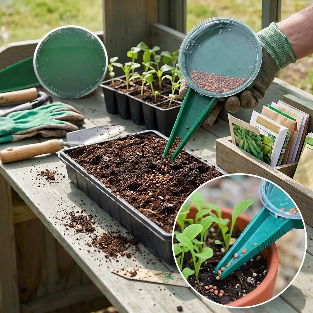 Seed Planter - For Home And Garden Decoration Gardening