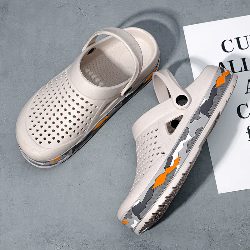 Summer Men Shoes Clogs Slipper - Farming For Agriculture 评论和价格