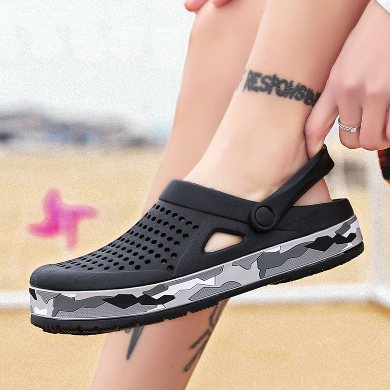 Summer Men Shoes Clogs Slipper - Farming For Agriculture 评论和价格