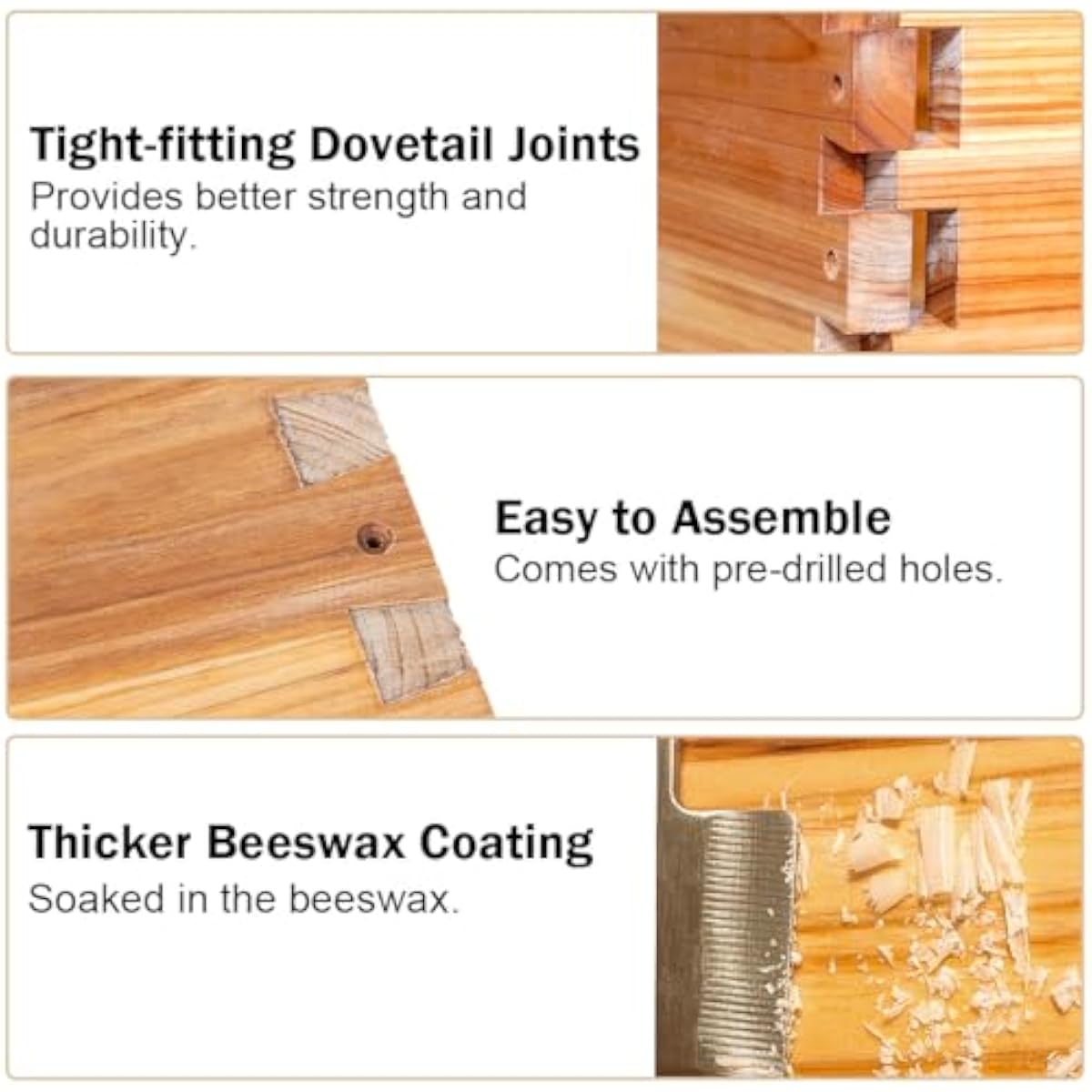 10 Frame Medium Super Bee Hive - Beehive Frame Wax 评论和价格