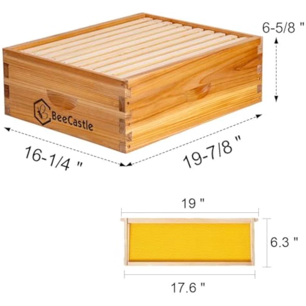 10 Frame Medium Super Bee Hive - Beehive Frame Wax 评论和价格