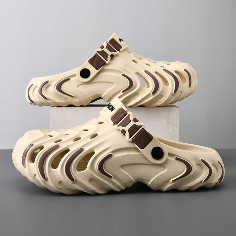 Men Summer EVA Hole Slippers L - Farming For Agriculture 评论和价格