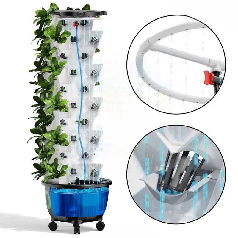 65 L 6 Layer 48 Holes Garden V - Hydroponic Farming Agriculture 评论和价格